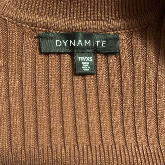 Dynamite Brown Dress - Picture 3 of 3